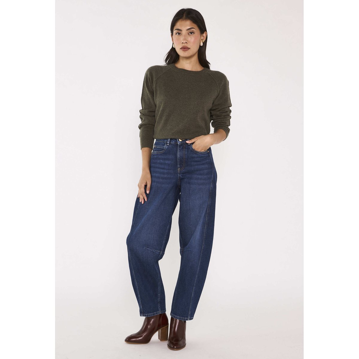 Jean ballon ROBINSON denim brut, Maison 123