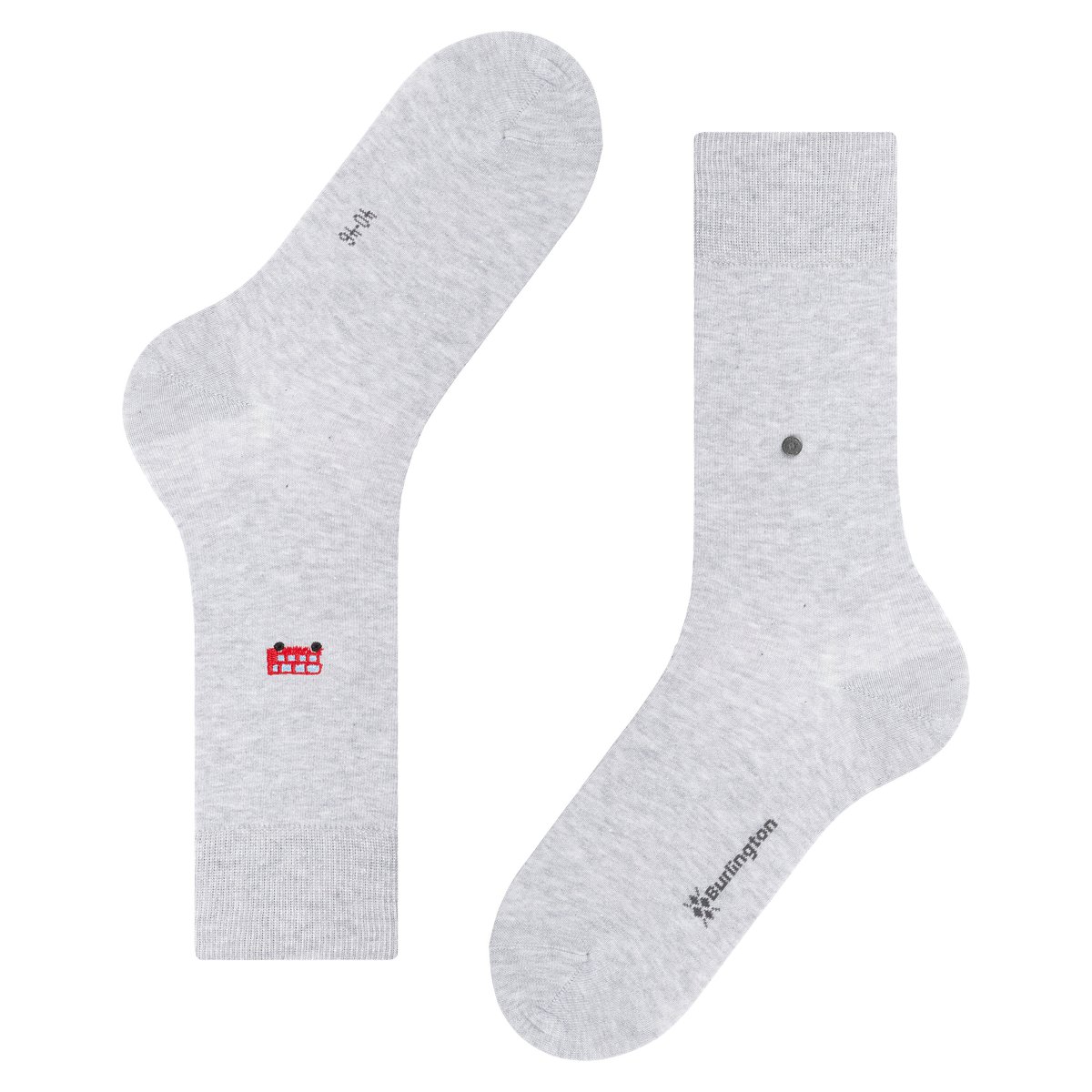 Chaussettes Brit Style Opaque gris-bleu, BURLINGTON