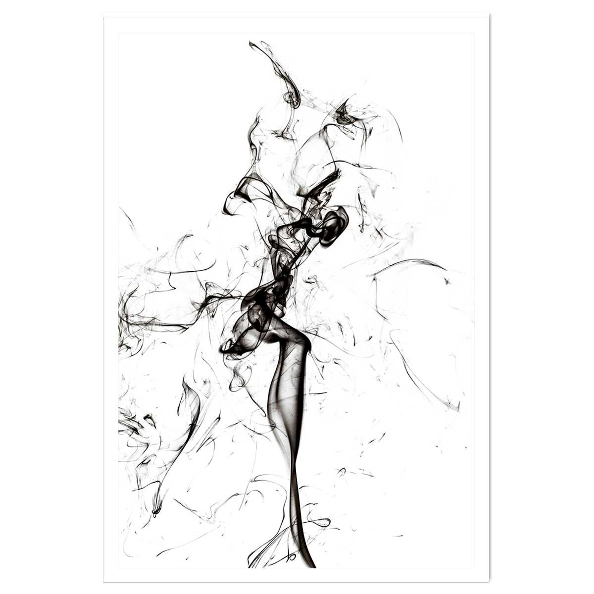 Poster smoke tulip dream affiche seule, HEXOA