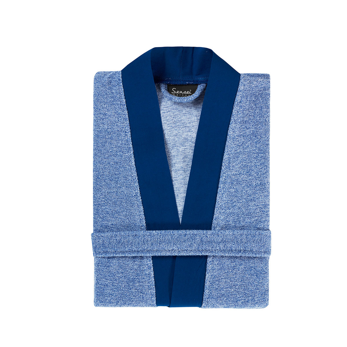 Robe de chambre mixte KEREMA indigo, SENSEI MAISON