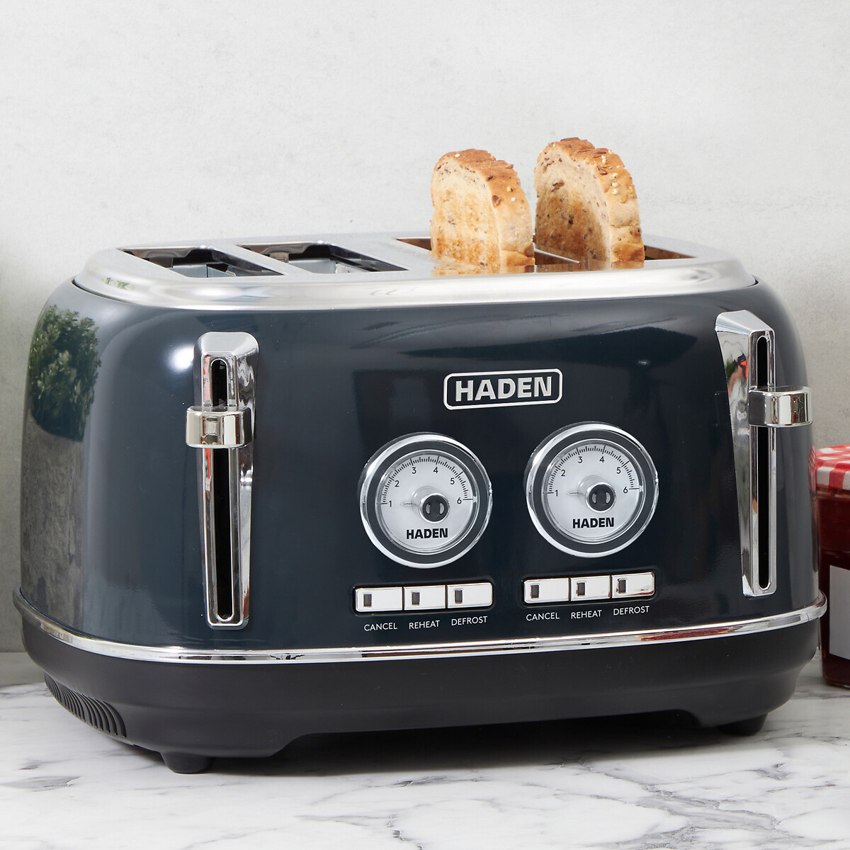Jersey 4-Slice Retro Toaster blue, HADEN