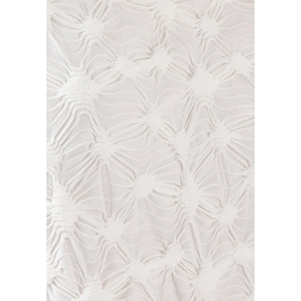 T-shirt maille reliéfée blanc cassé, DAMART