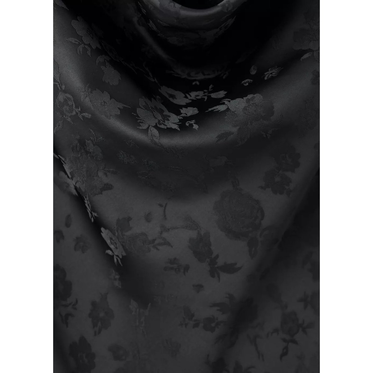 Top jacquard asymétrique noir, MANGO