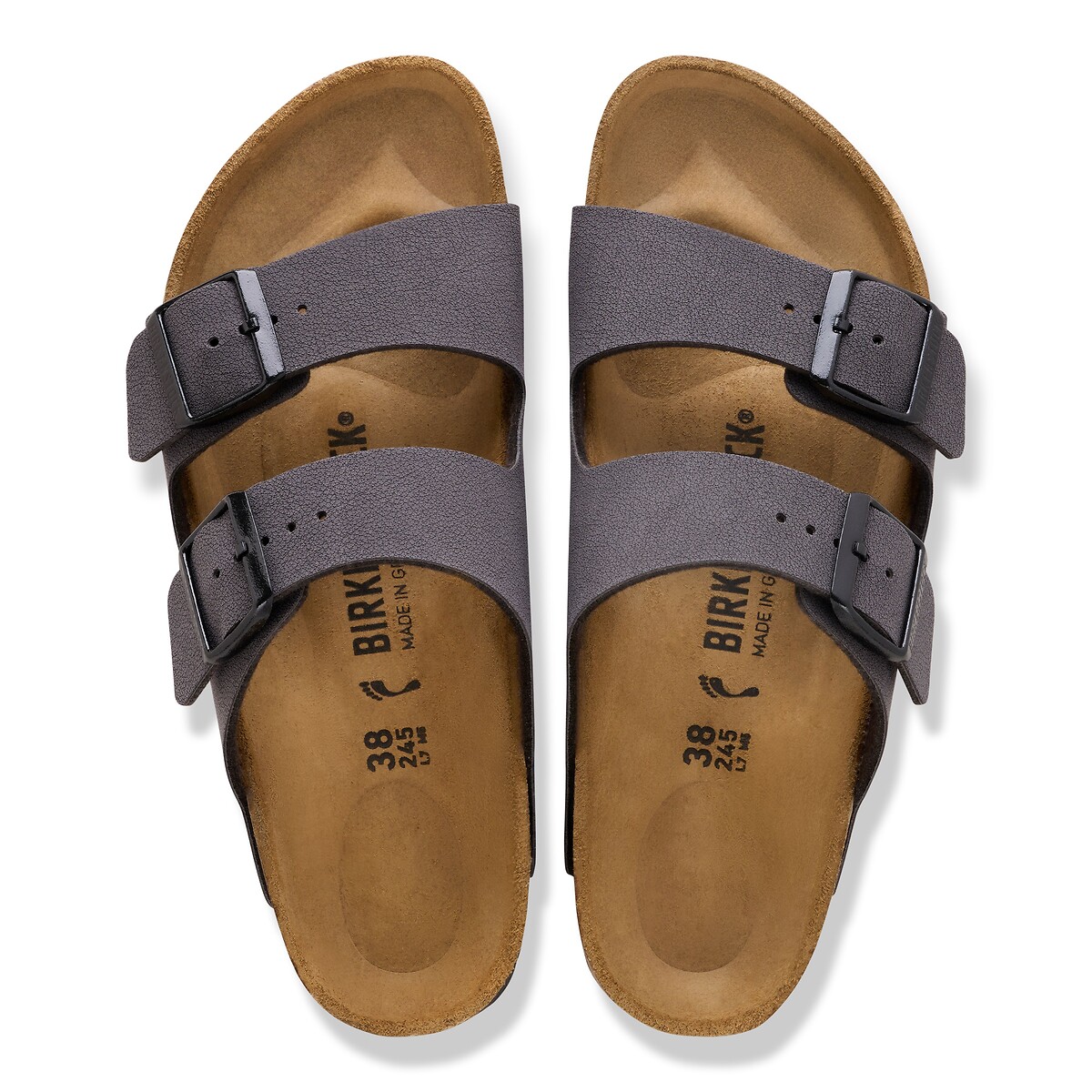 Mules double bride ARIZONA gris foncé, BIRKENSTOCK