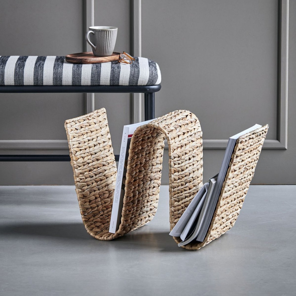 Porte-magazine Wave naturel, HOUSE DOCTOR
