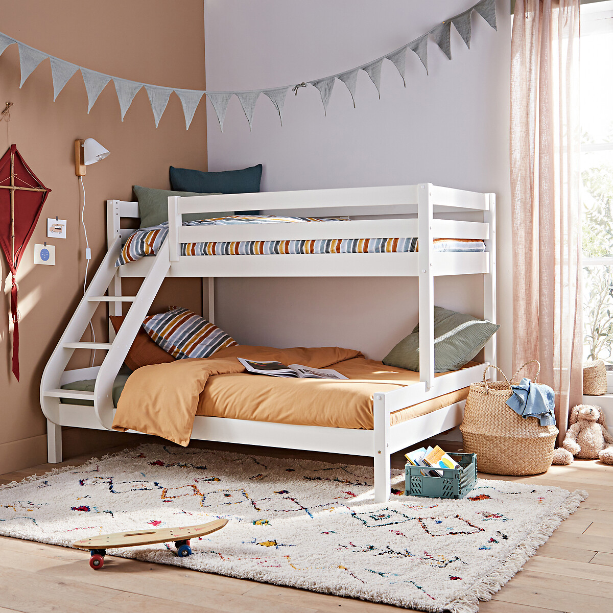 Lits superposés 3 couchages, Meeting blanc, LA REDOUTE INTERIEURS