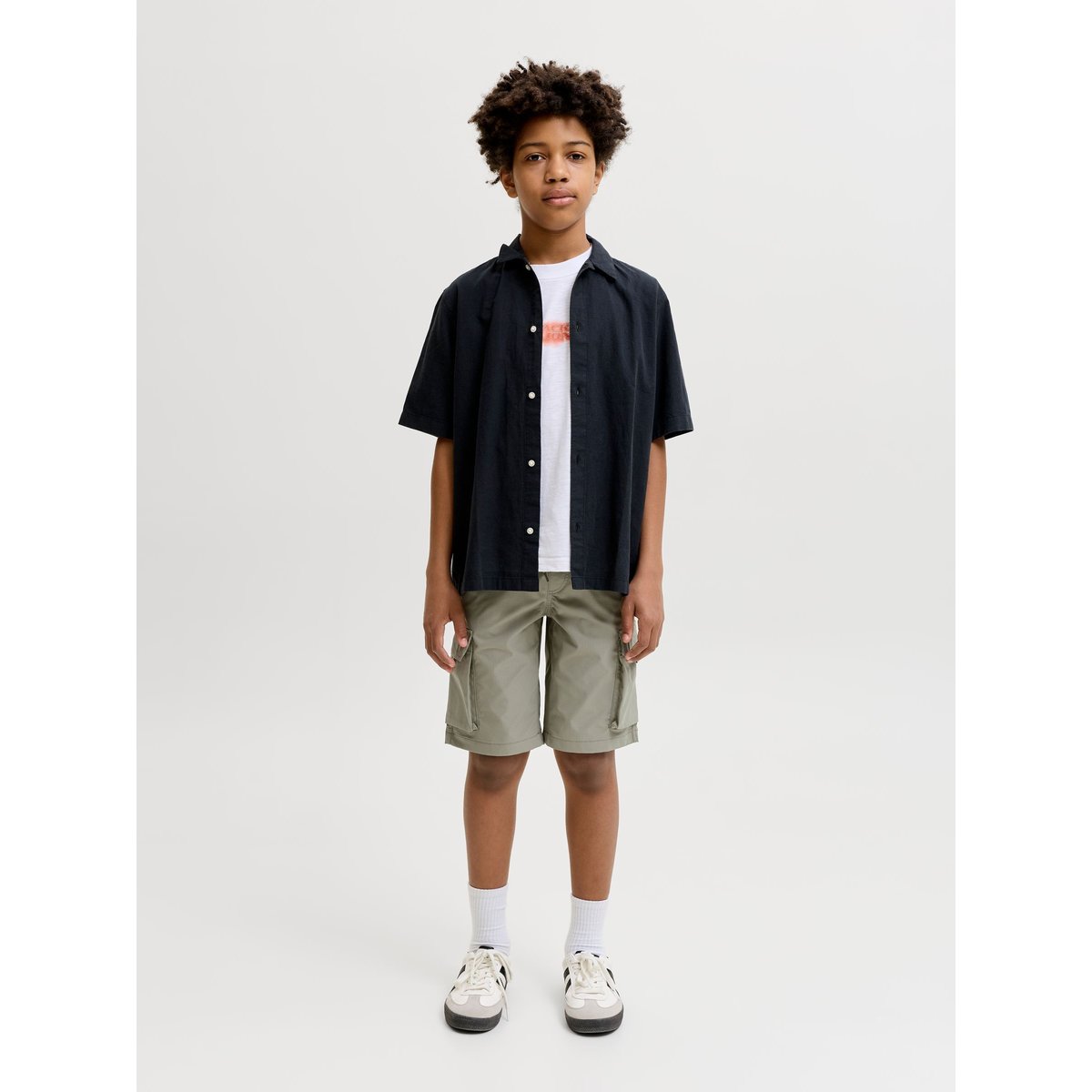 Short Cargo vetiver, JACK & JONES JUNIOR
