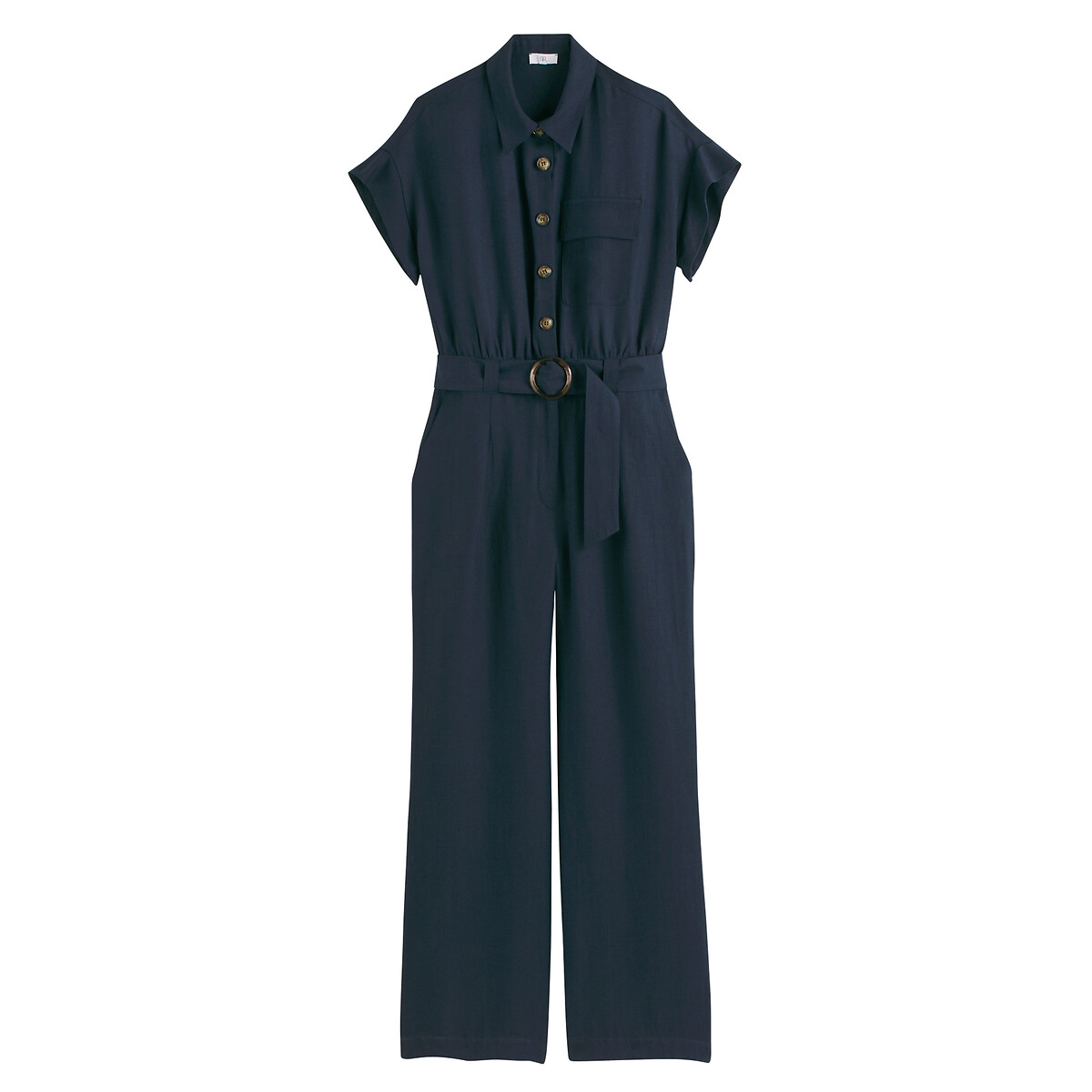 Signatures Enea Jumpsuit, Length 30.5" navy blue, LA REDOUTE COLLECTIONS