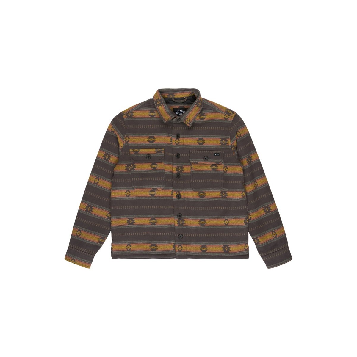 Chemise manches longues OFFSHORE LINED OVERSHIRT noir raven, BILLABONG