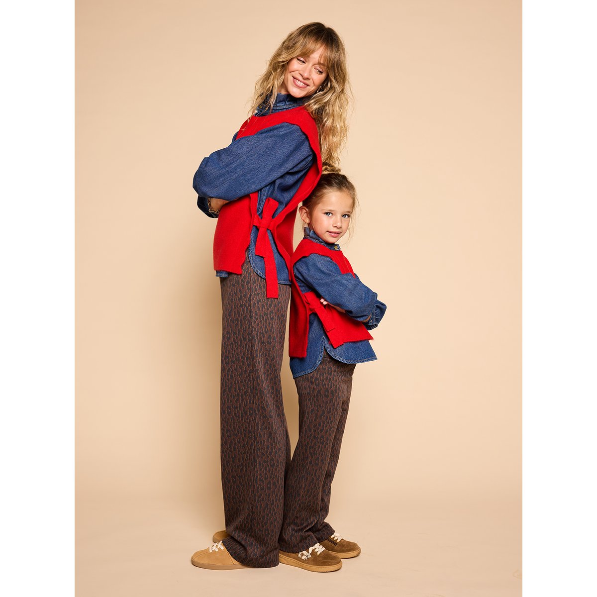 Pantalon jacquard chocolat, ENVIE DE FRAISE