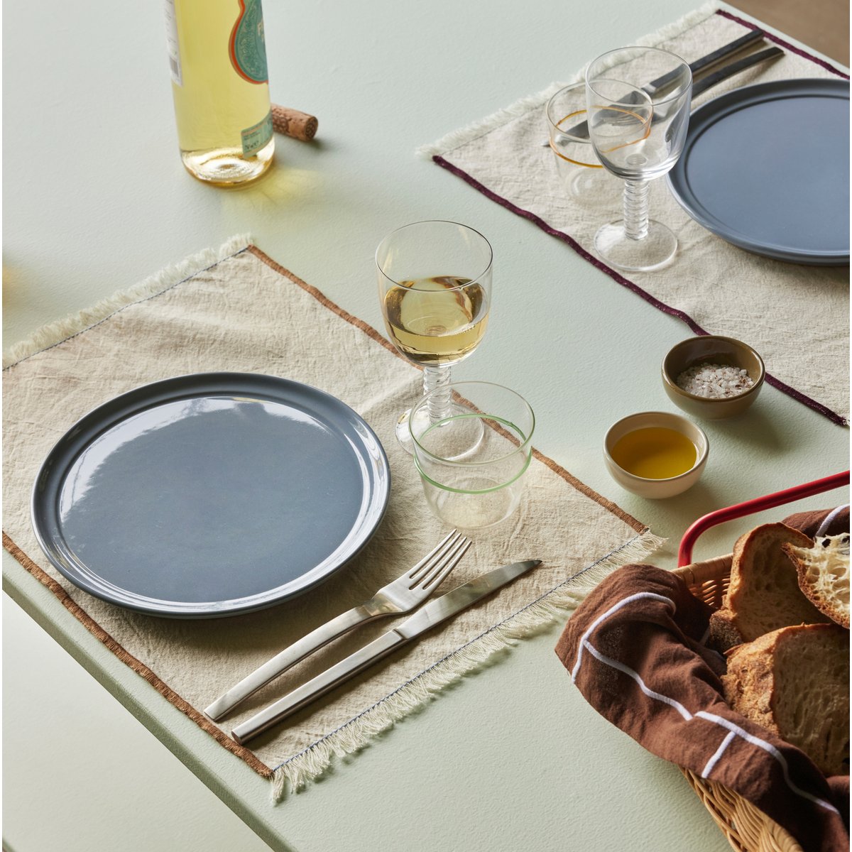 Verre à vin blanc en cristal CLINK transparent, HUBSCH