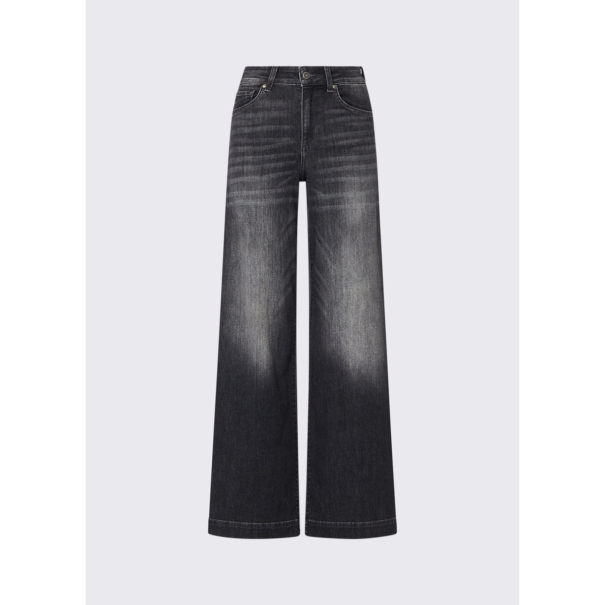 Jean évasé denim noir, LIU JO