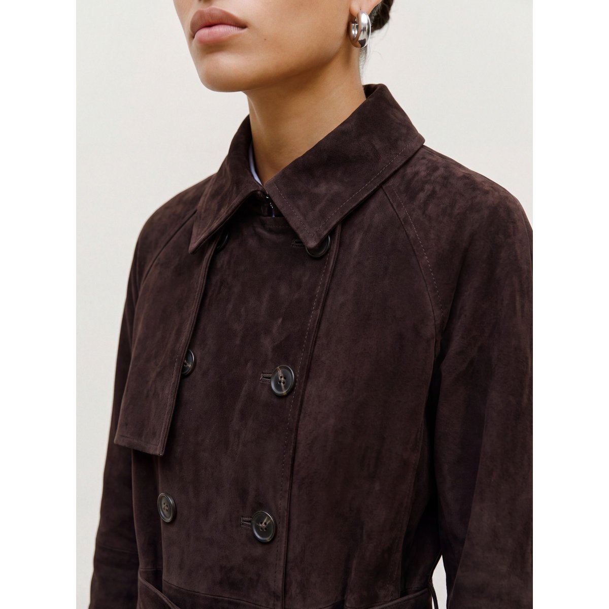 Veste En Daim marron - chocolate torte 1, VERO MODA