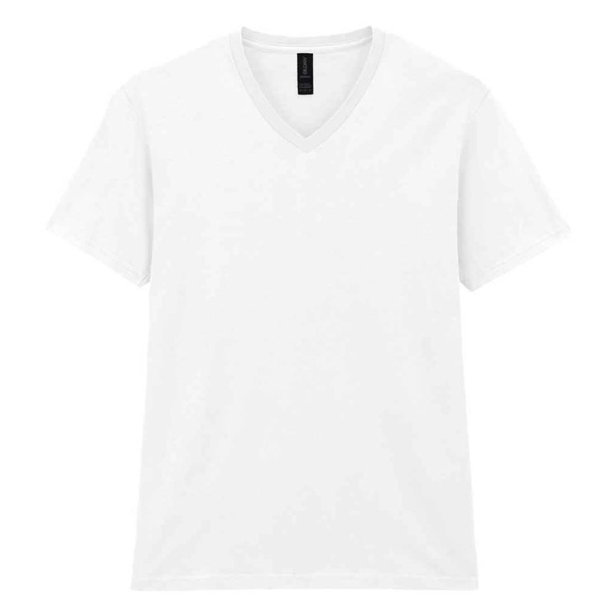 T-shirt SOFTSTYLE blanc, GILDAN