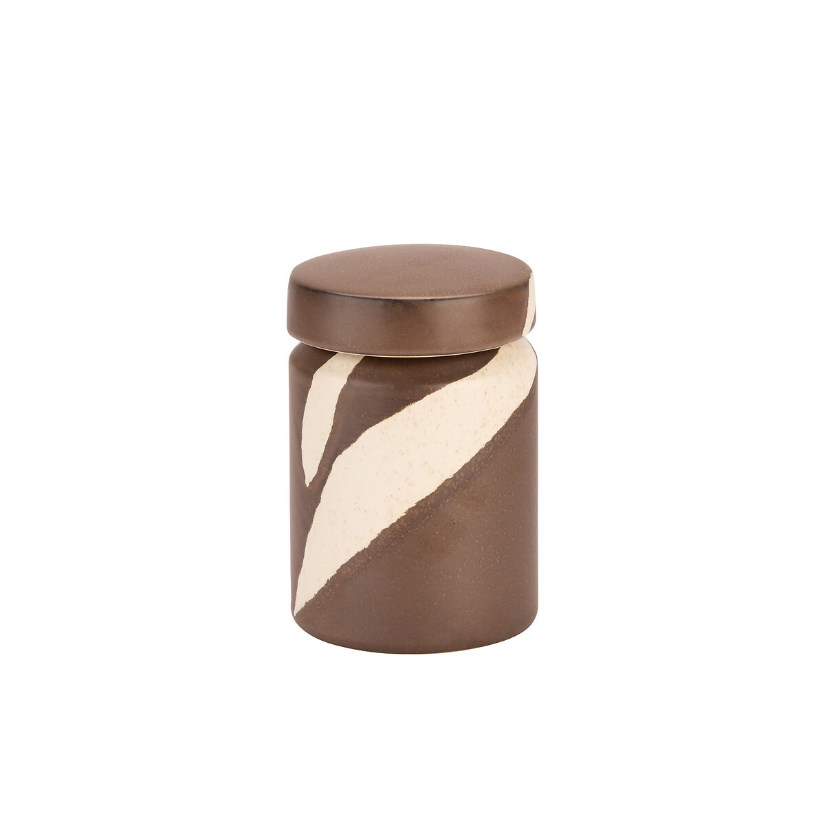 MADE.COM Enzo Storage Jar brown , MADE