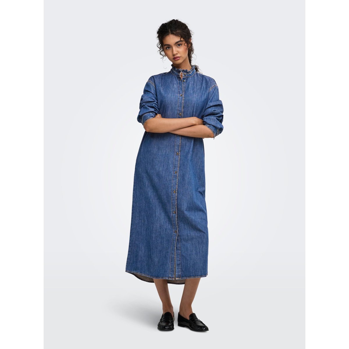 Robe En Denim medium blue denim 1, ONLY
