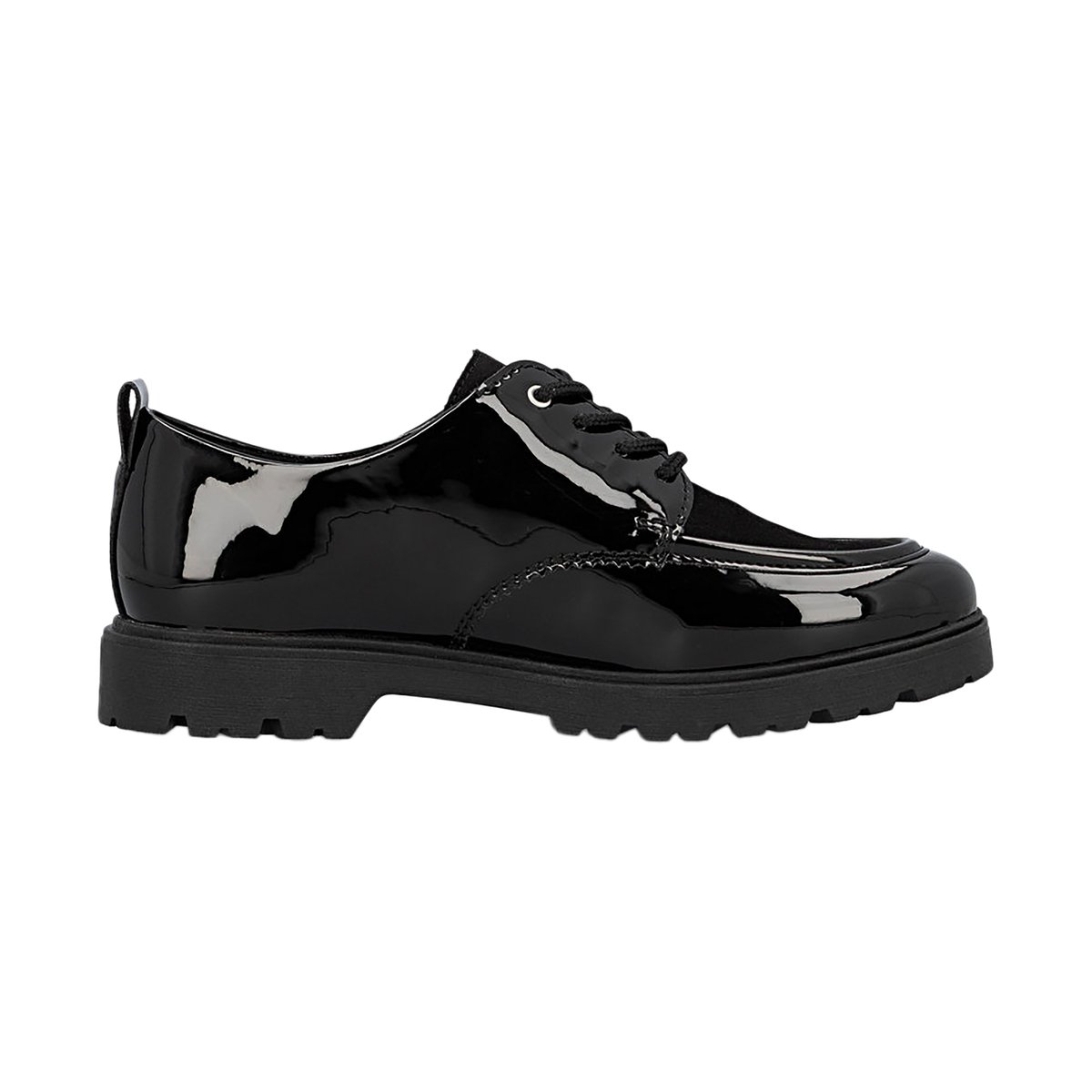 Derbies Cuir Softlack noir, RIEKER