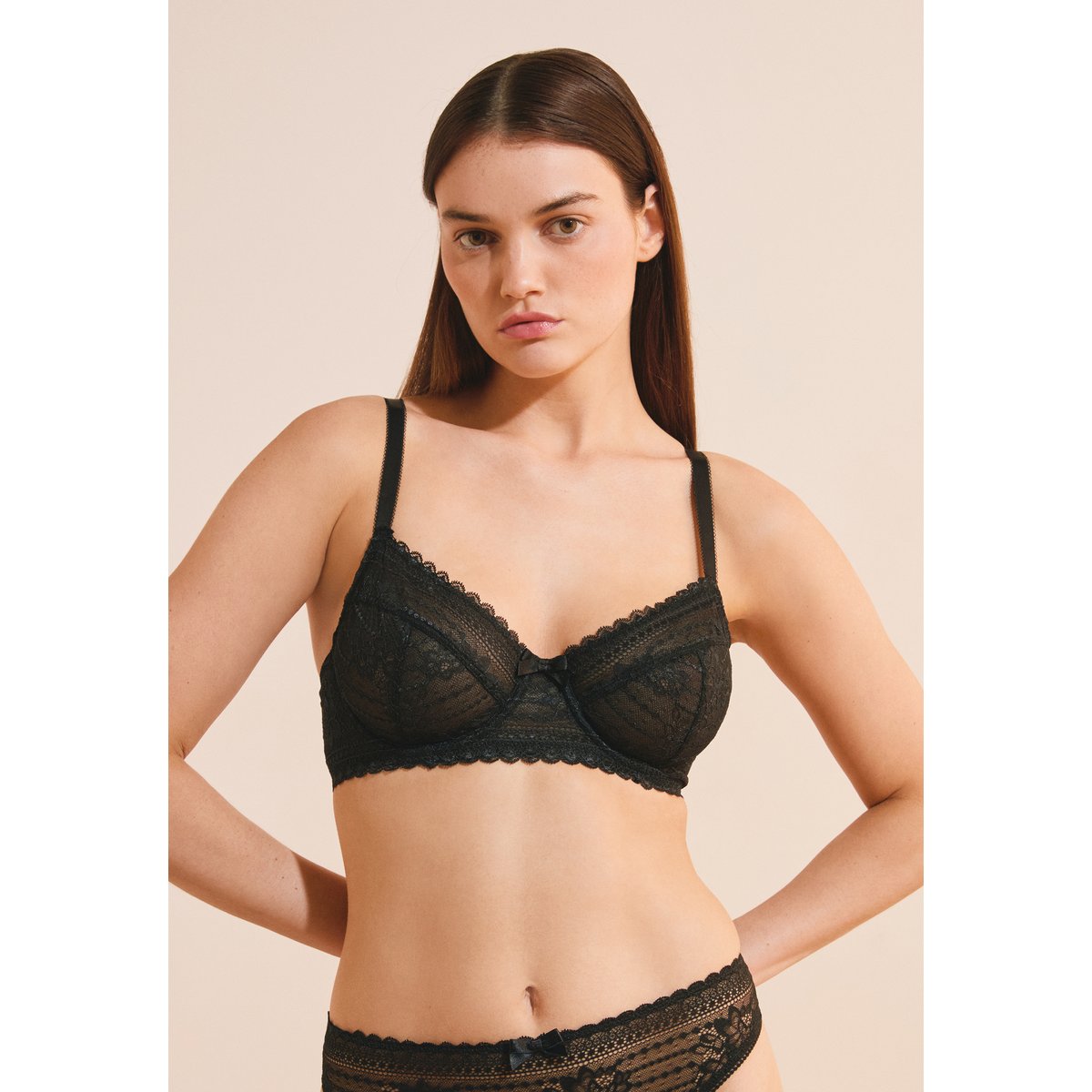 Soutien-gorge corbeille PANAMA noir, ETAM