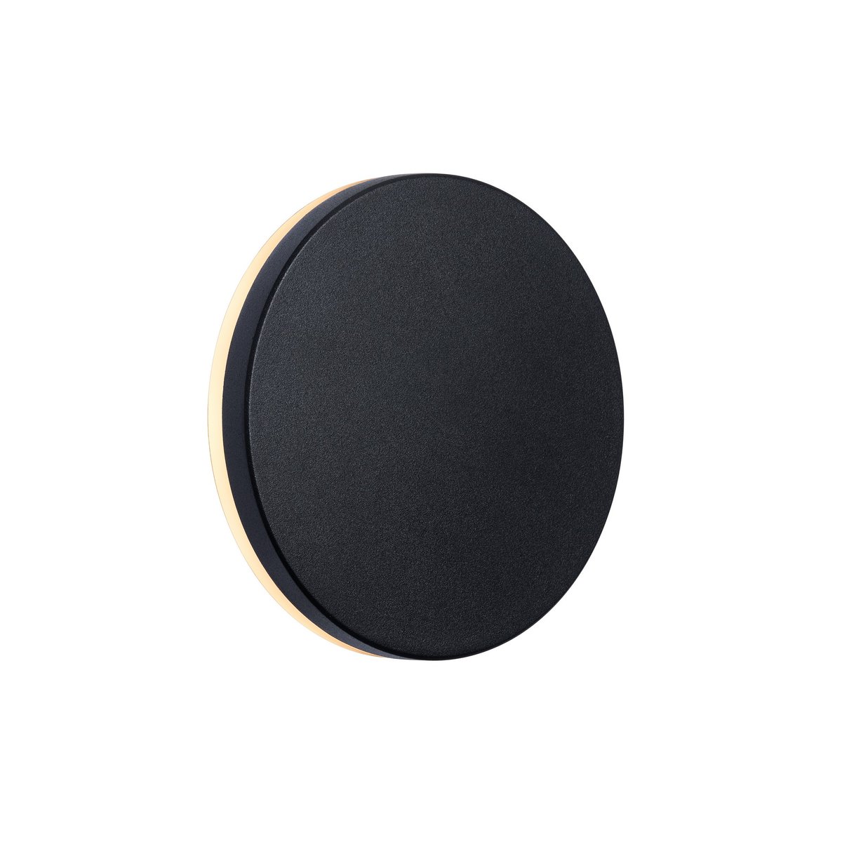 Applique murale extérieure ronde en aluminium, ARTEGO noir, NORDLUX