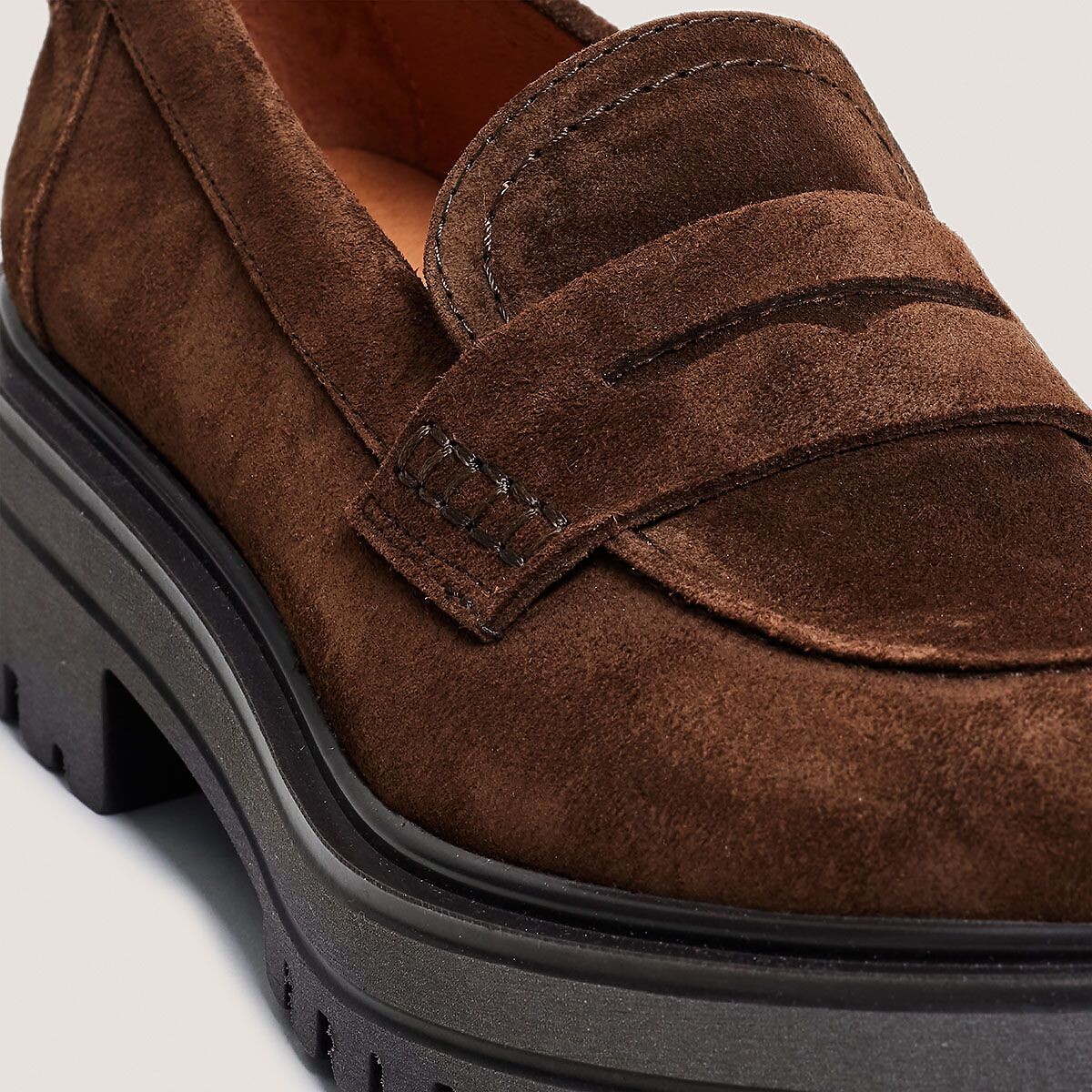 Mocassin en cuir suédé, Alfi marron, JONAK