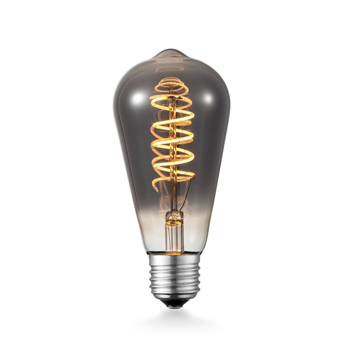 Ampoule E27 en verreLED titane, LUCANDE