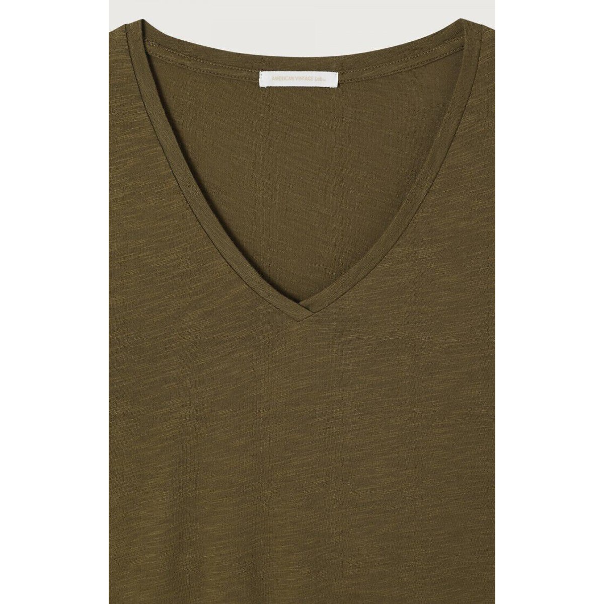 Jacksonville Long Sleeve V-Neck T-Shirt laurel, AMERICAN VINTAGE