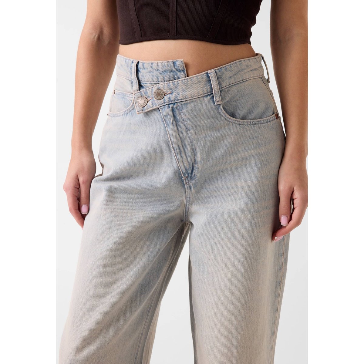 Wide-Leg Jeans rose, GUESS
