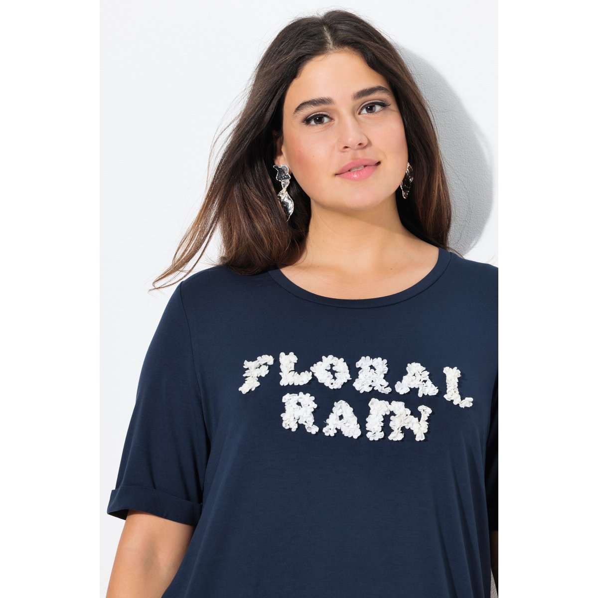 T-shirt marine, ULLA POPKEN