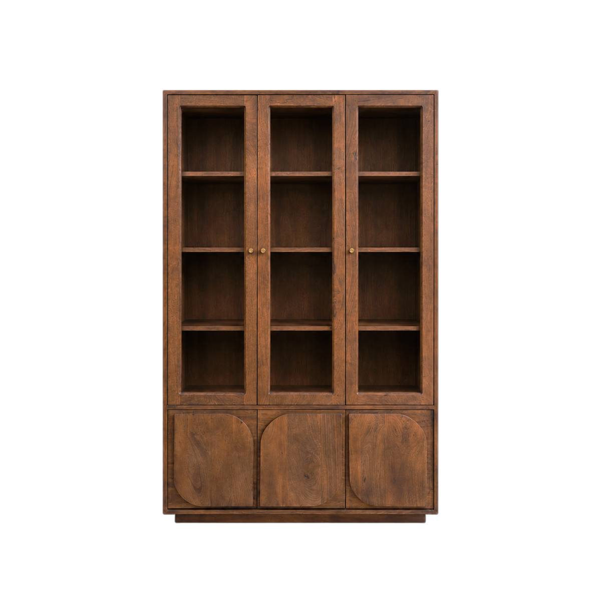Vaisselier en bois de manguier LAURENT bois foncé, MADE IN MEUBLES