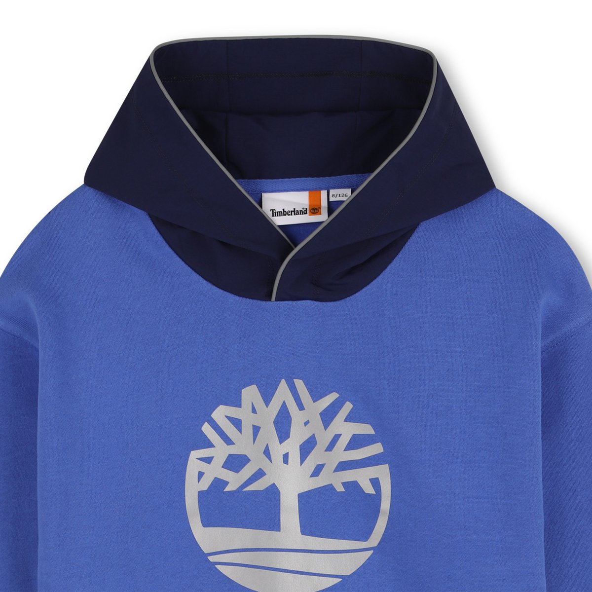 Sweat en polaire brossée bleu outremer, TIMBERLAND
