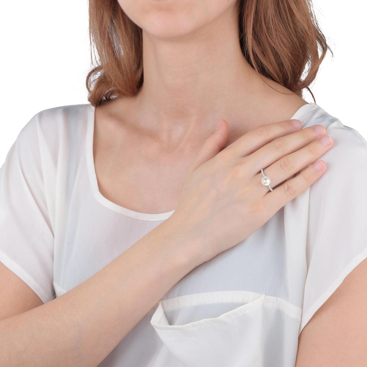 Bague en argent 925 ESSENZIALE blanc, MORELLATO