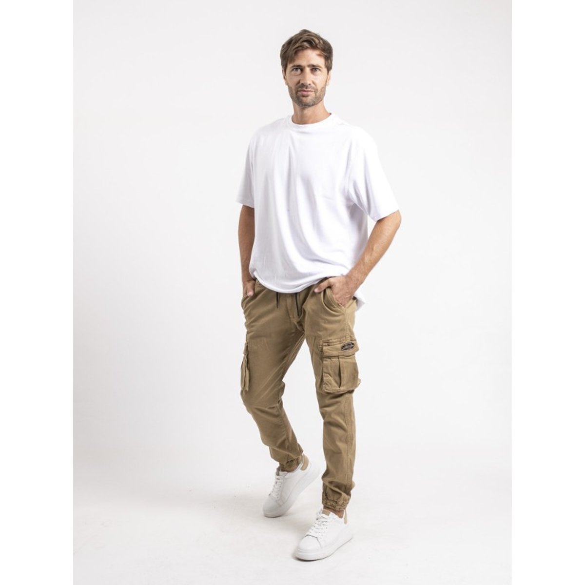 Pantalon Battle Vonduki beige, RITCHIE