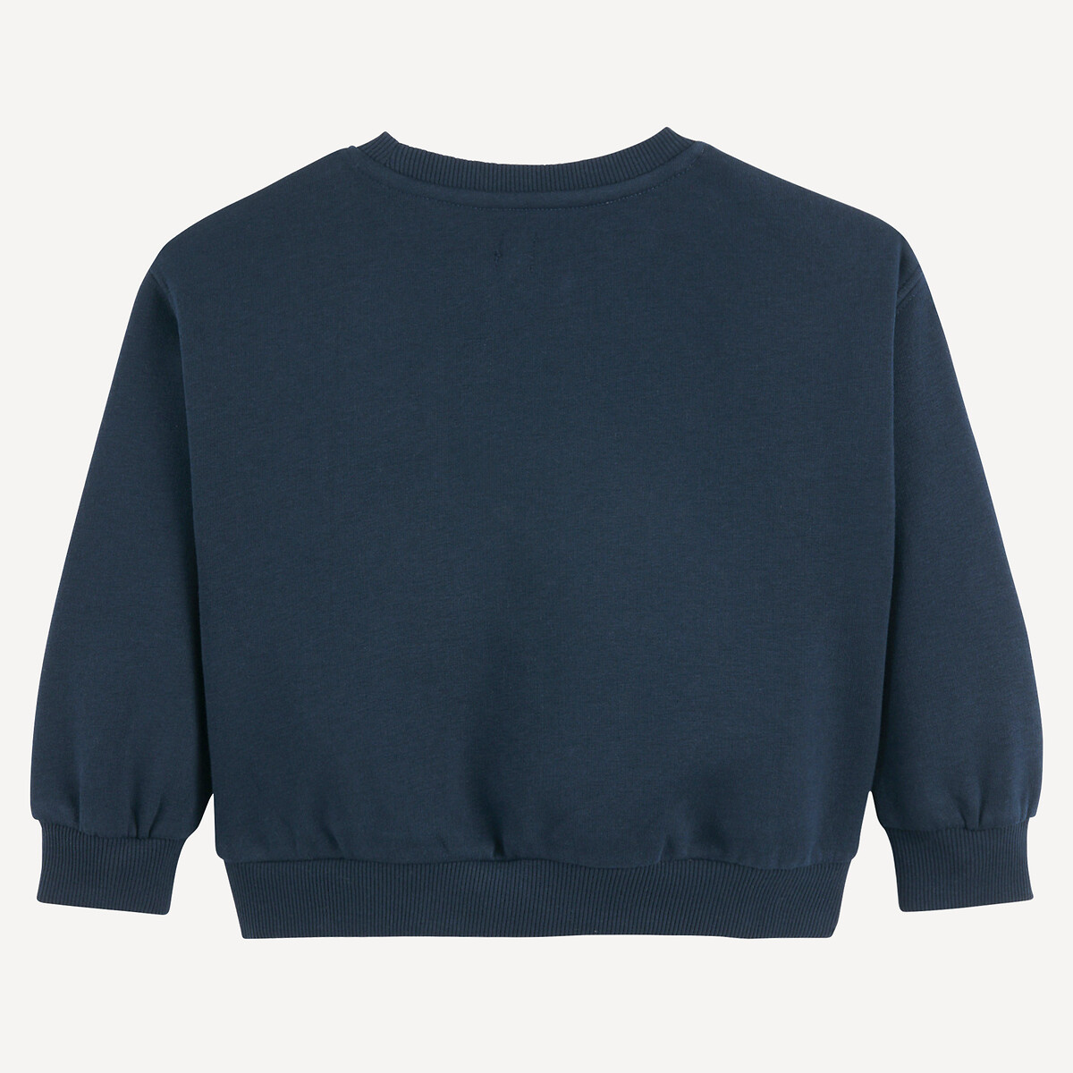 Printed Sweatshirt navy blue, LA REDOUTE COLLECTIONS