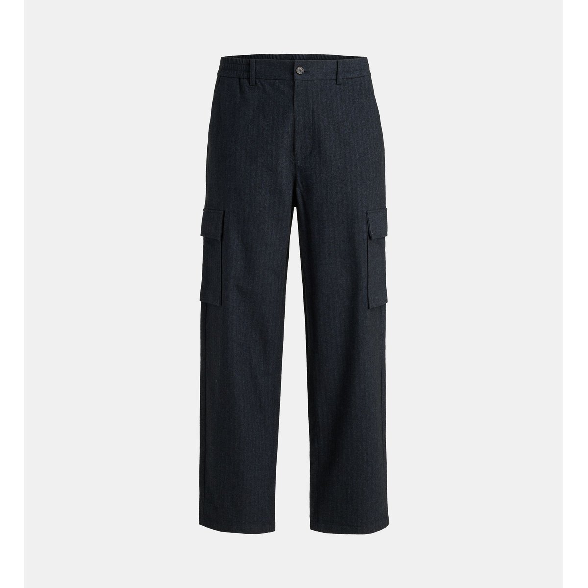 Pantalon droit tatwook cargo bleu marine, GALERIES LAFAYETTE