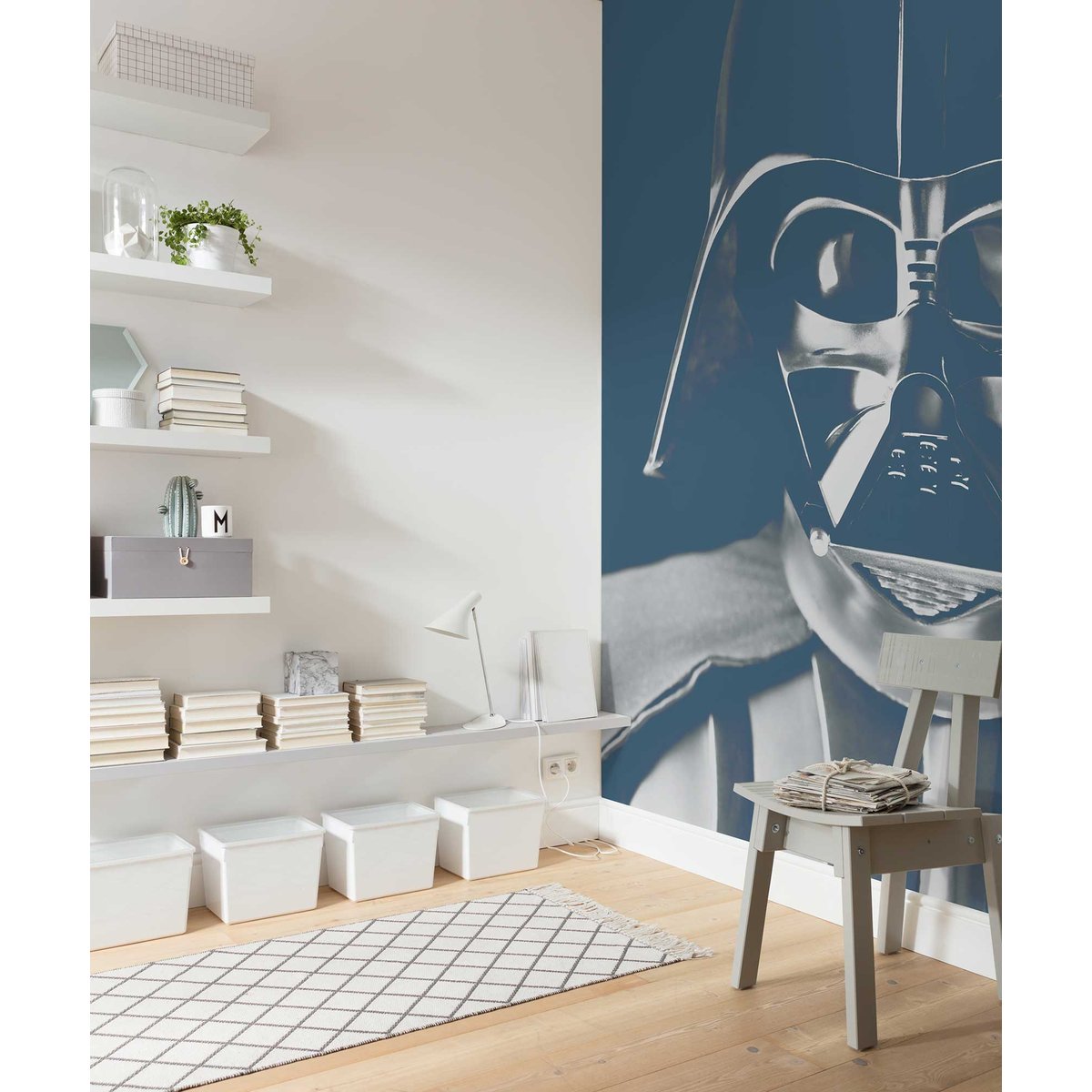 Papier peint Komar - Star Wars Classic Icons Vader - 150 x 280 cm noir, HEXOA