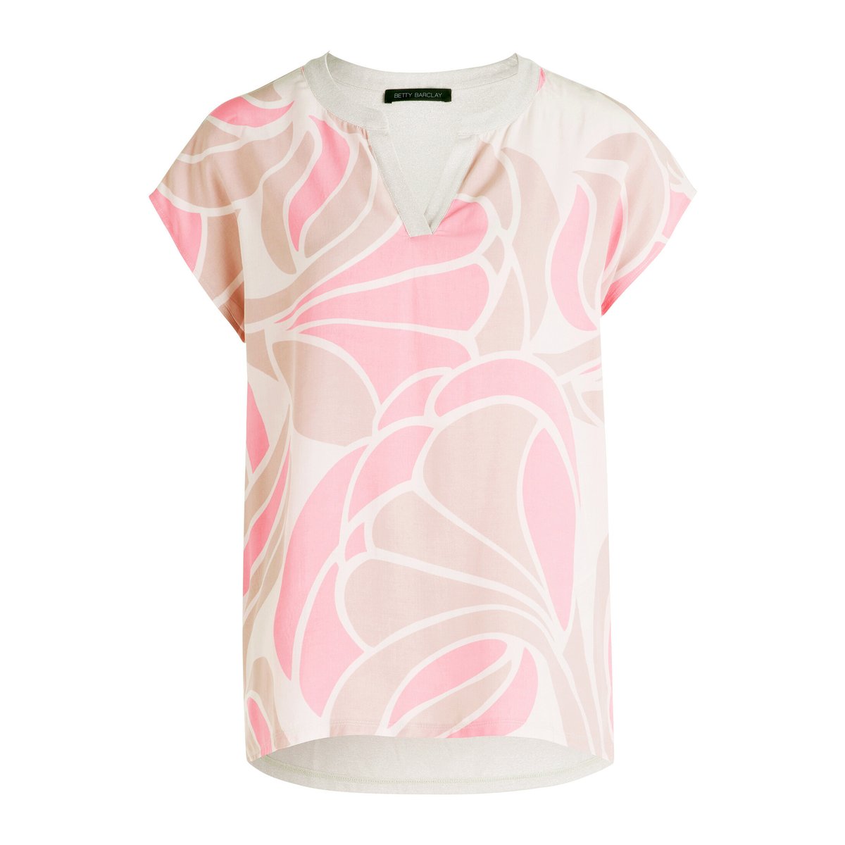 Haut casual à rayures horizontales nature/rosé, BETTY BARCLAY