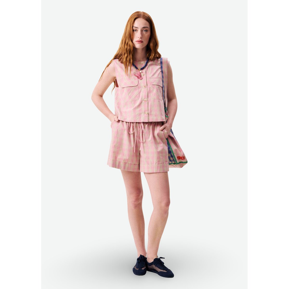 Gilet AURORA rose, FRNCH