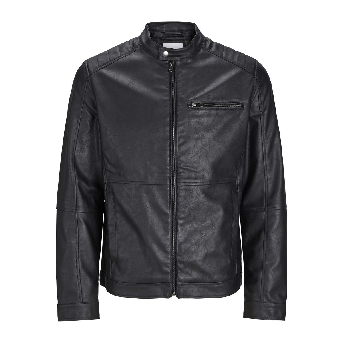 Veste En Cuir Synthétique black, JACK & JONES