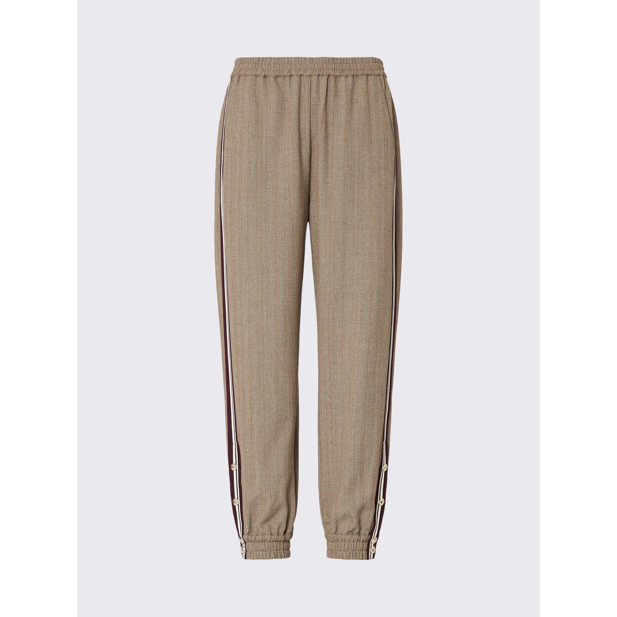 Pantalon de jogging avec bande latérale beige, LIU JO