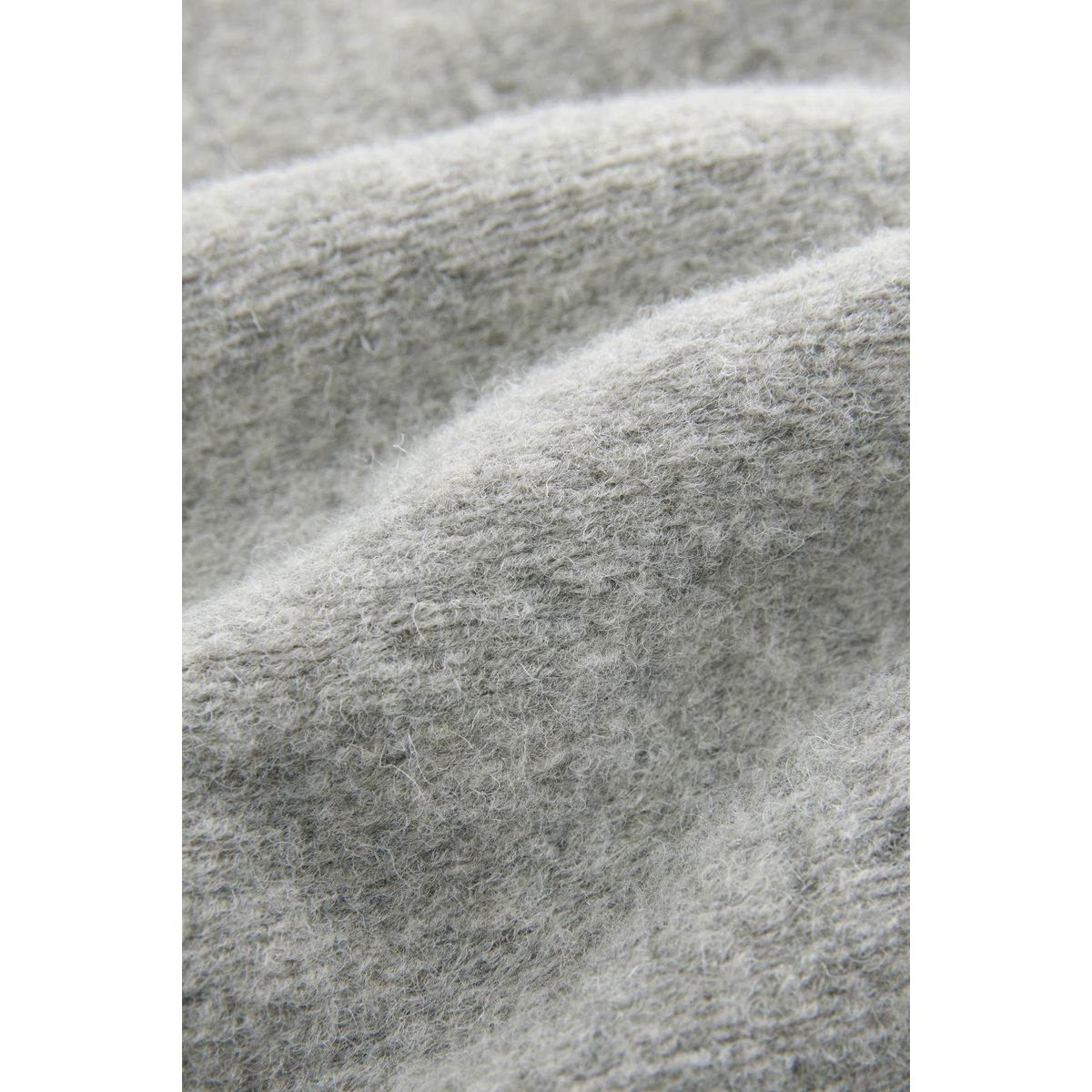 Sweat à col zippé en mélange de laine gris, NEXT