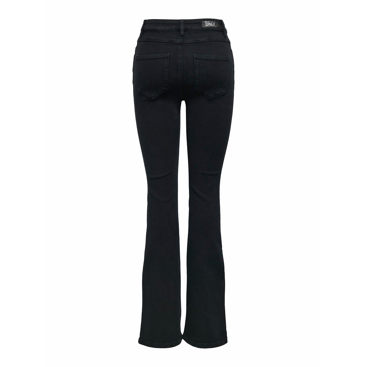 Jean flare taille haute denim bleu, ONLY