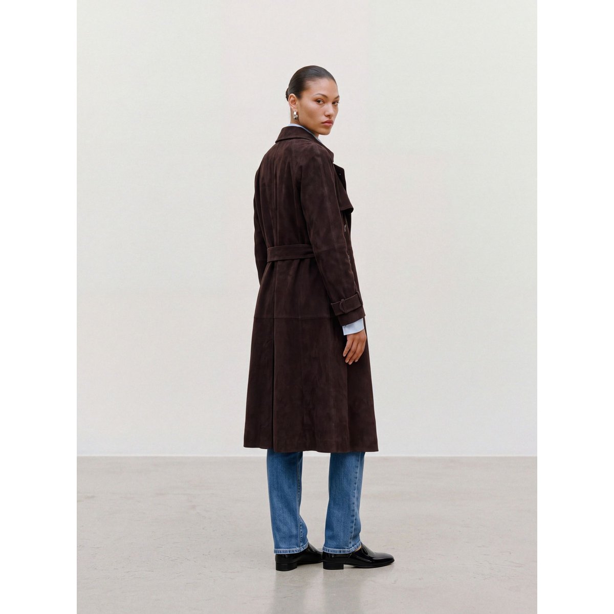 Veste En Daim marron - chocolate torte 1, VERO MODA