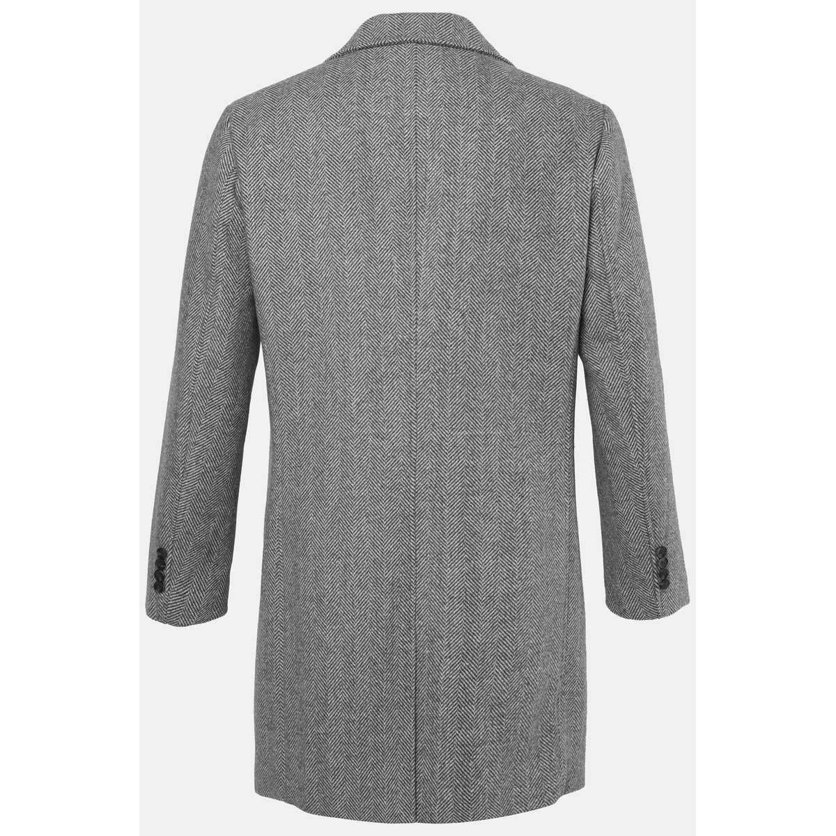 Manteau en laine mélangée gris graphite, JP1880