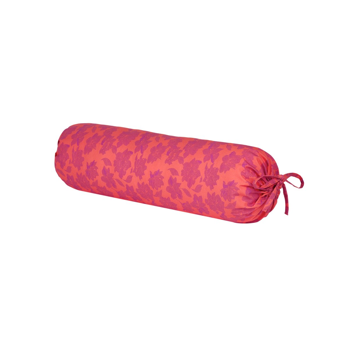 Coussin traversin Charlie red peonies, NOBODINOZ