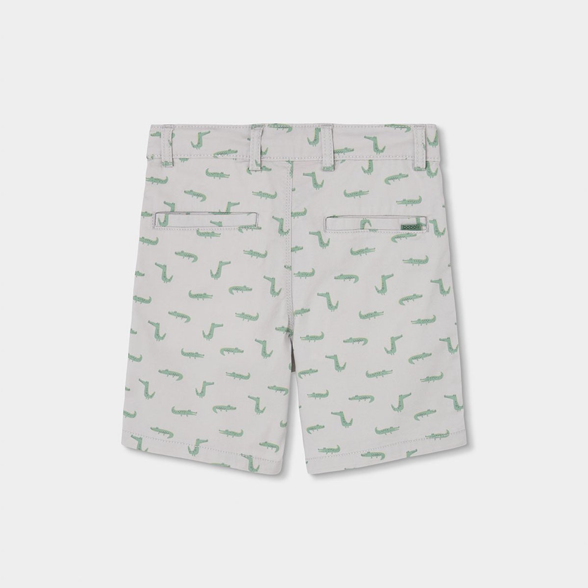Short en coton imprimé multicolore, BOBOLI