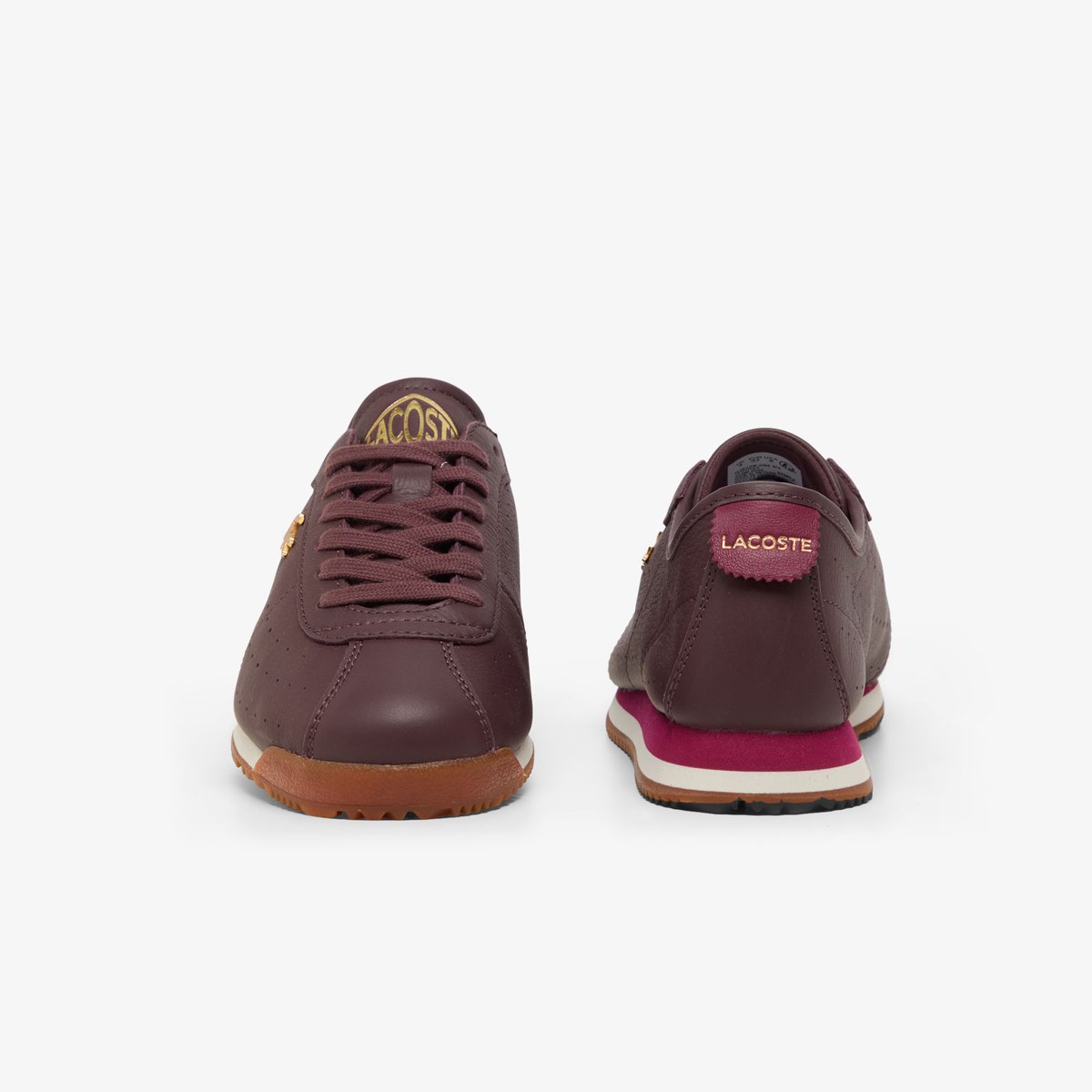 Baskets rouge-amd, LACOSTE