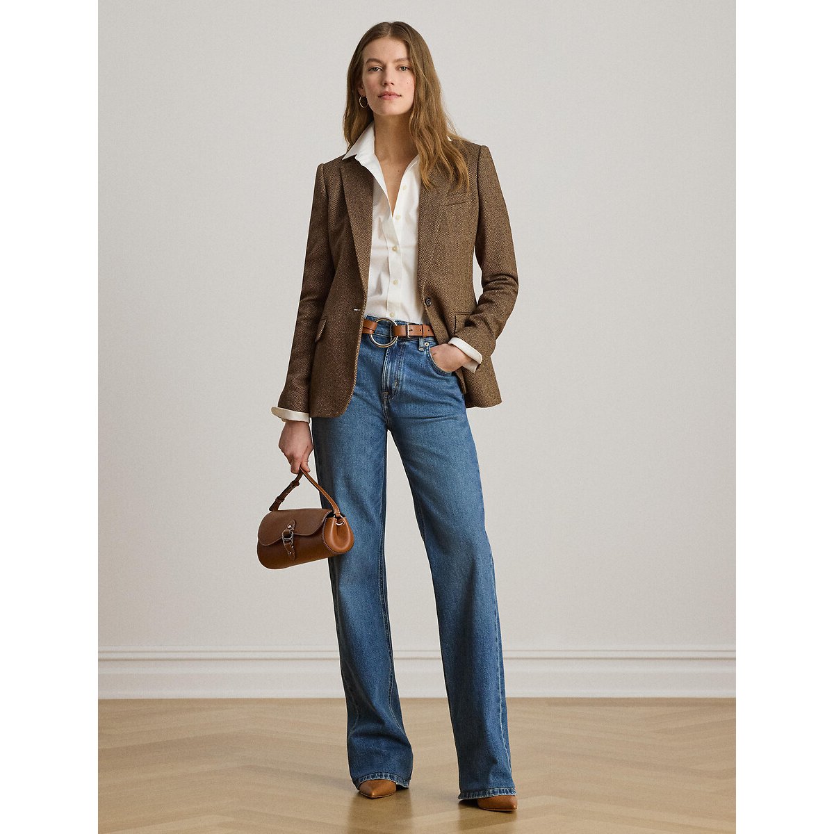 Jeans a gamba larga blu, LAUREN RALPH LAUREN