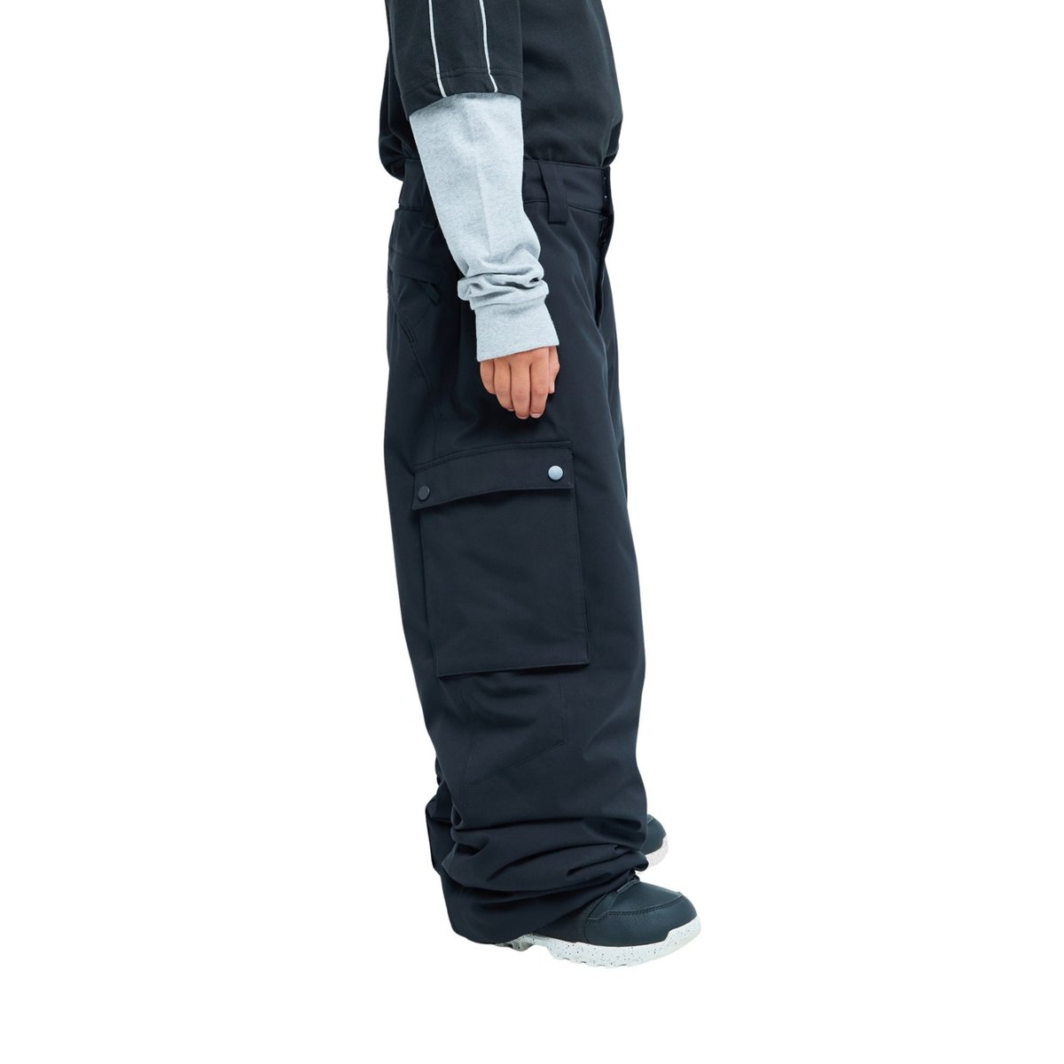 Pantalon de snow technique YOUNG GUNS SNOW DOWN CARGO 10K noir black, QUIKSILVER