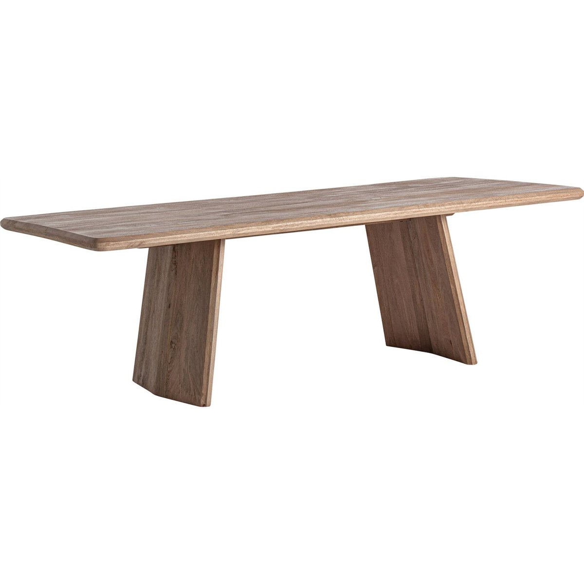Table de salle à manger en manguier bois naturel marron chaleureux, RECOLLECTION