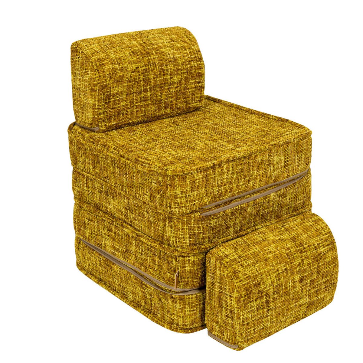 Canapé chambre enfant design 4 pcs TANGLE moutarde, MEOW BABY